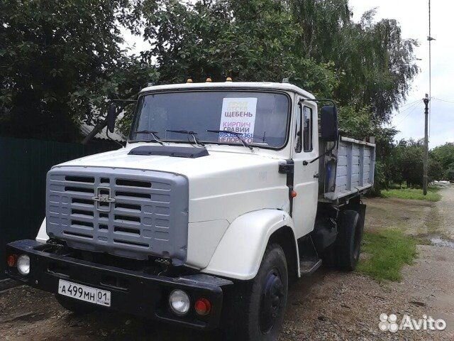 Перевозка грузов. ЗИЛ. Отсев гравий
