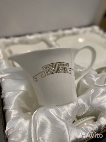 Чайный сервиз фарфор с тарелками