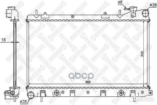 Радиатор системы охлаждения АКПП Subaru