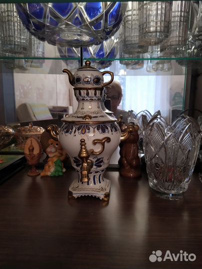 Самовар гжель