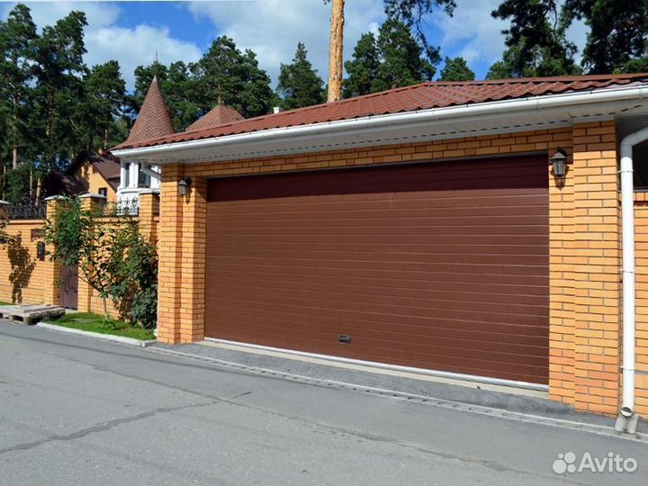 Гаражные Секционные ворота / Установка Под Ключ