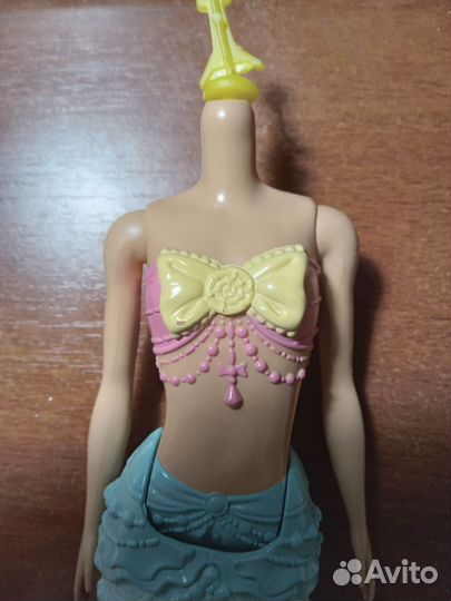 Тело куклы Барби русалка, шарнирное