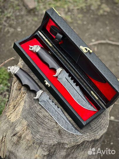 Кизлярский нож из дамасской стали