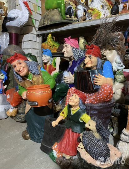 Садовые фигурки из полистоуна