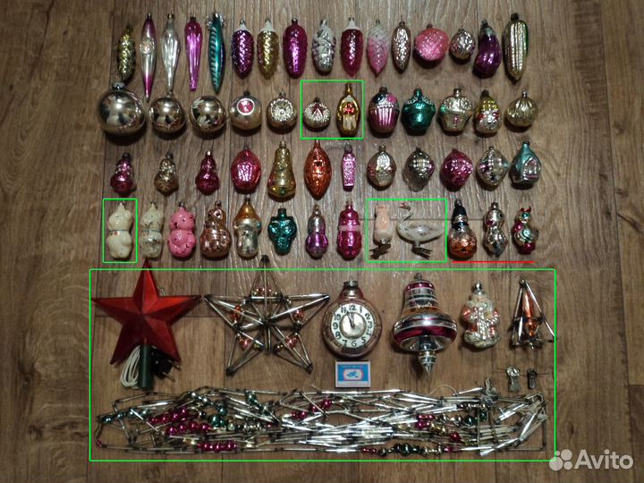 Елочные игрушки СССР