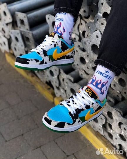 Кроссовки Nike SB Dunk Корова