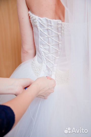Свадебное красивое платье