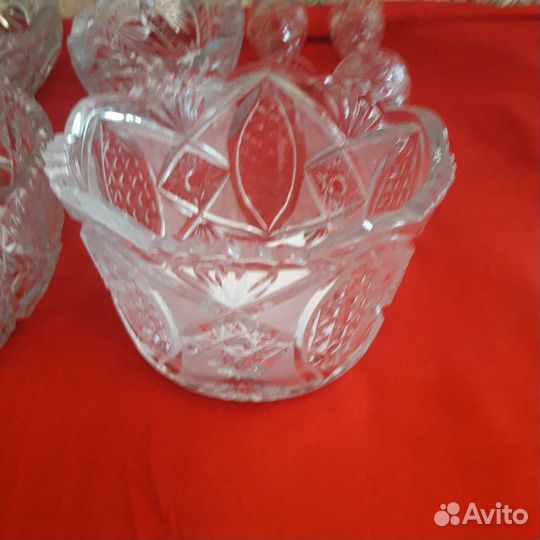 Хрустальные вазы конфетницы,фруктовницы,салатницы