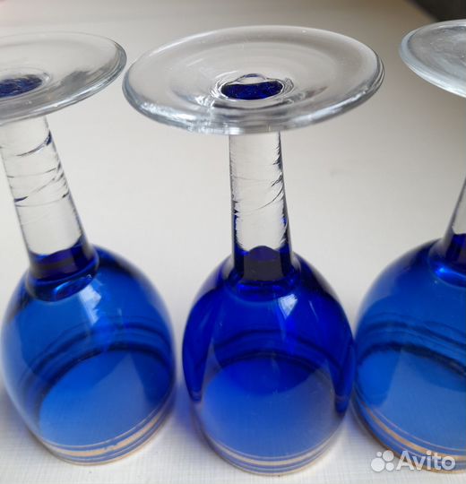 Рюмки цветное стекло СССР
