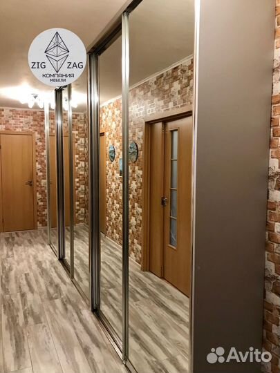 Шкаф купе зеркальный