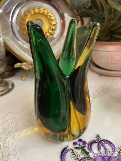 Ваза. Мурано, винтаж, Италия, оригинал, 14 см