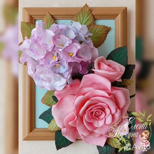 Букет цветов, картина 3 d