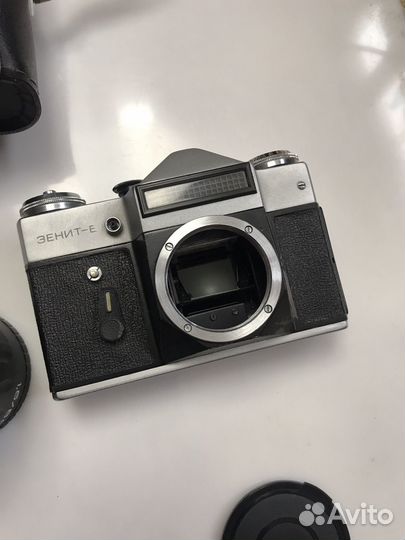 Плёночный фотоаппарат Зенит с объективом 85мм 1,6