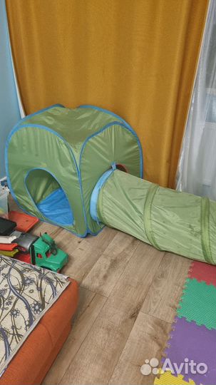 Детская палатка с тунелем