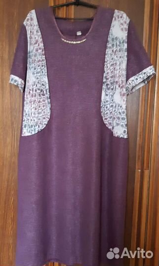 Комплект платье и пиджак 56р