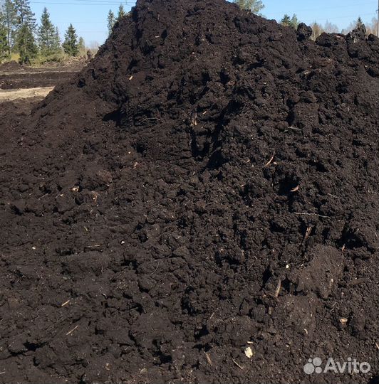 Чернозём. Торфо-смесь Плодородный грунт