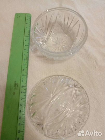 Конфетница с крышкой Ваза под мед или варенье