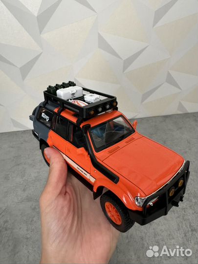 Модель машинки toyota land cruiser 80 off road A