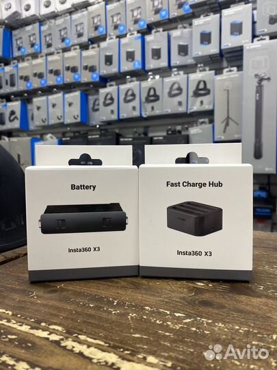 Оригинальное зарядное Insta 360 X3 + зу оригинал