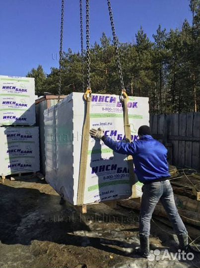 Газоблок инси 100 D- 500 B 2,5