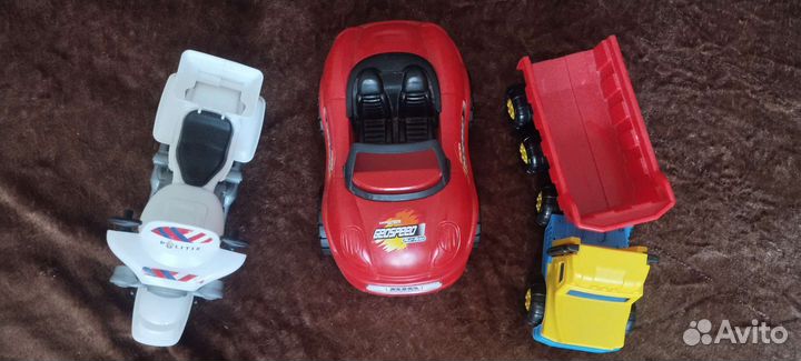 Машинки, руль музыкальный