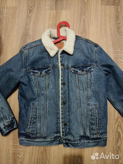 Джинсовая куртка levis sherpa