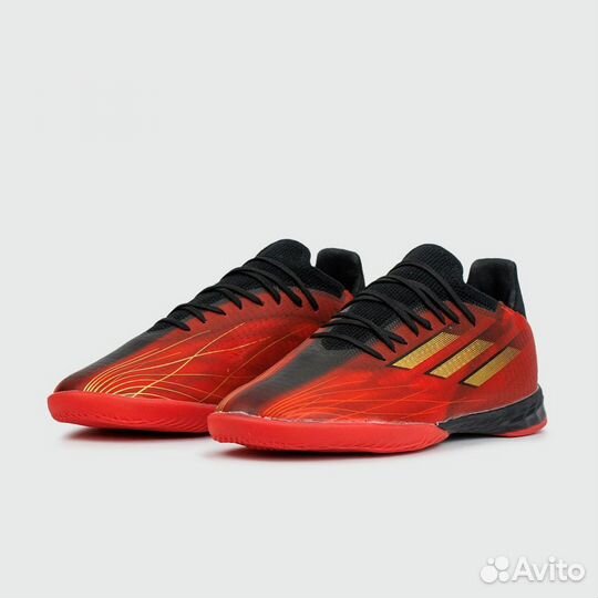 Футзалки Adidas X SpeedFlow.1 IC Red Black