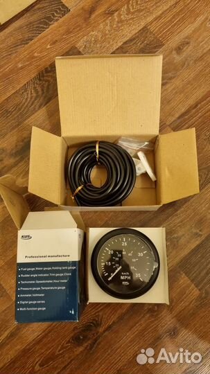 Спидометр манометрический 0-35 мрн, на катер/лодку