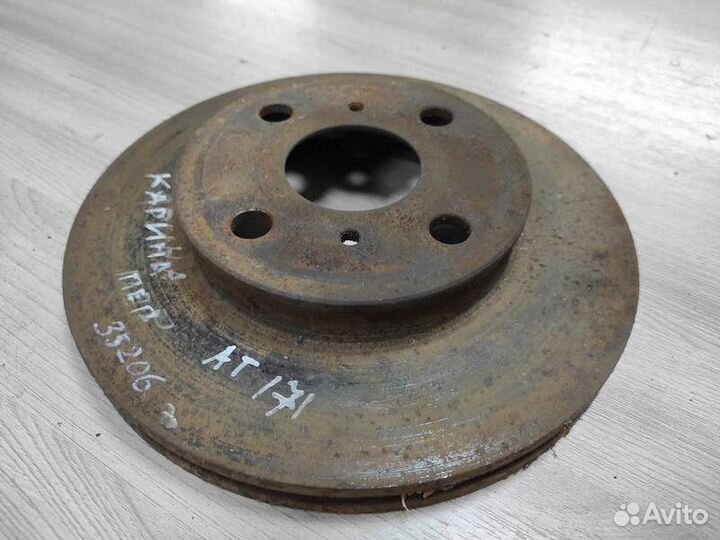 Диск тормозной передний Toyota Carina T170 с1988-1