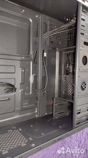 Корпус для пк компьютера черный