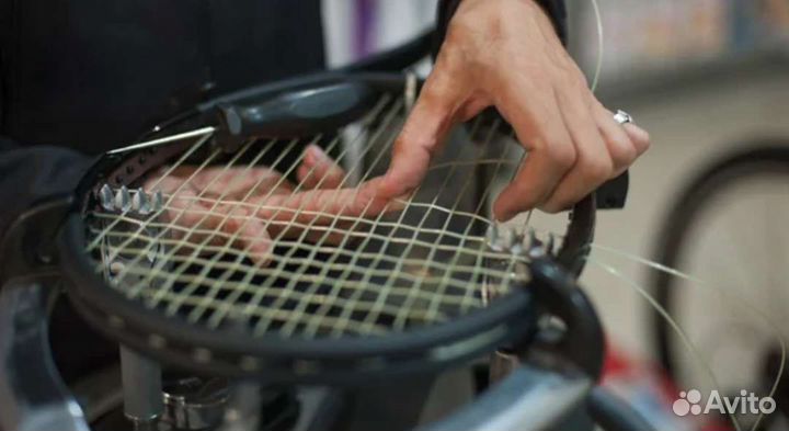 Натяжка ракетки стрингер теннис