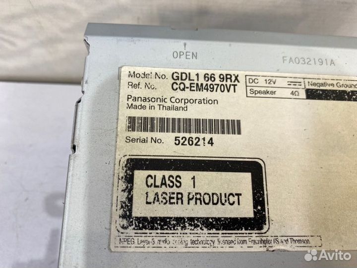 Магнитола Mazda 6 GH LF17 2011