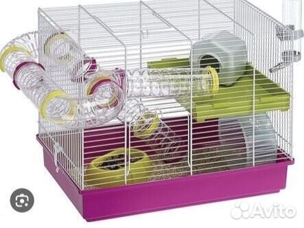 Клетка для хомяка с тунелями