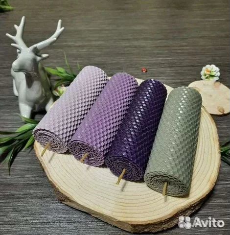 Свечи из вощины ручной работы