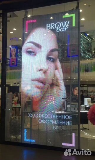 Светодиодный прозрачный экран / Билборд