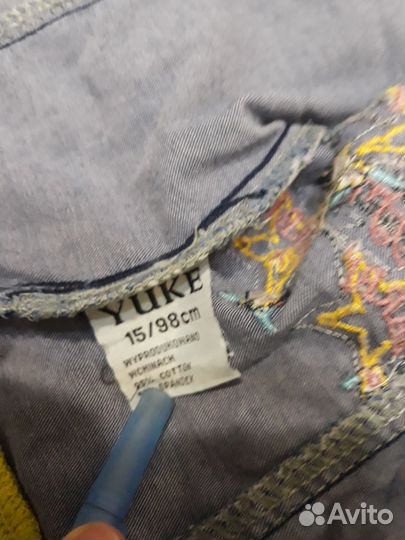 Джинсовая куртка для девочки 98