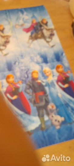 Шторы 2 шт и тюль Эльза и Анна