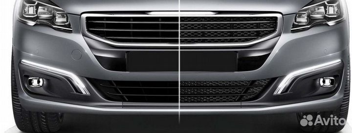 Защитная сетка радиатора черная алюминий 1000x250