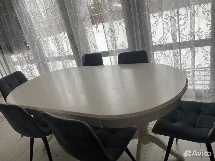 Стол обеденный раздвижной бу