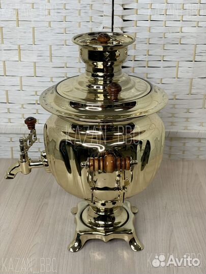 Тульский самовар на дровах