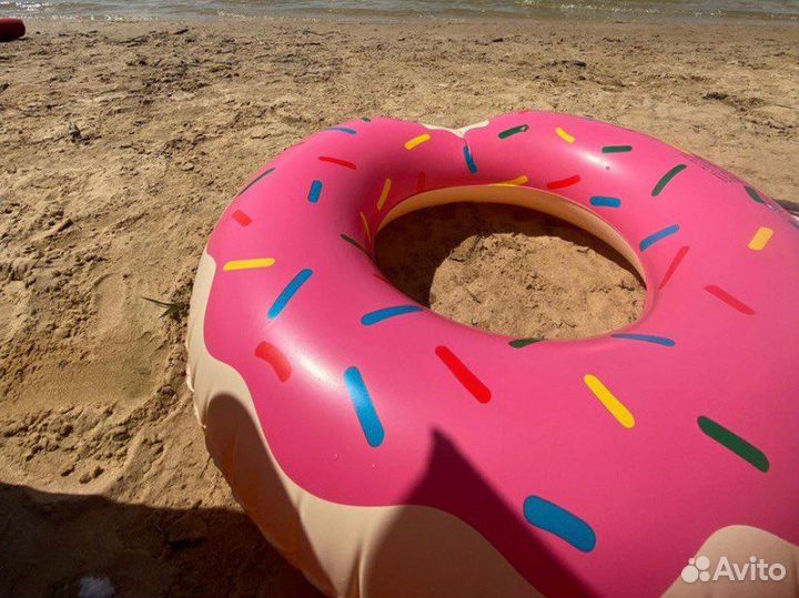 Круг надувной пончик плавательный в ассортименте