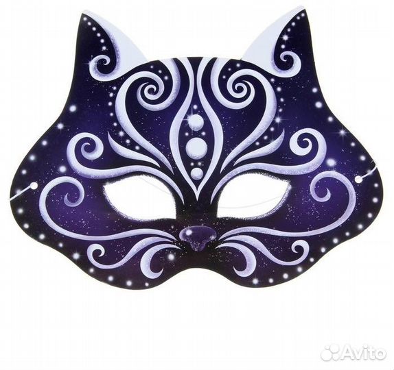 Маска Дед Мороз, Кошка