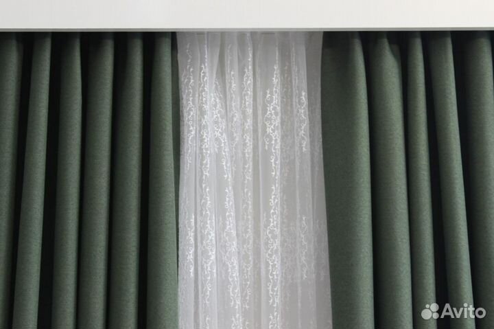 Шторы готовые рогожка