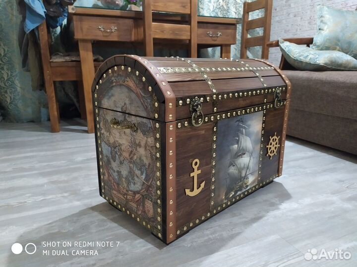 Сундук пиратский новый для игрушек бар подарок