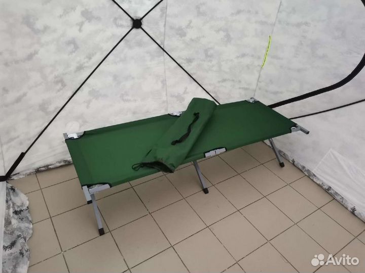 Раскладушка каркасная лежак для палаток