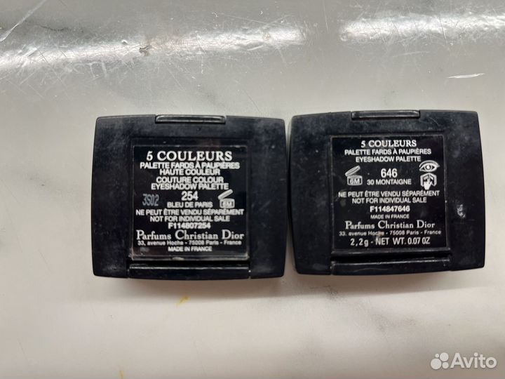 Тени для век dior
