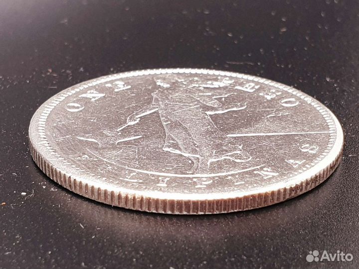 1 песо 1909 г Филиппины США Серебро 800* 20 гр