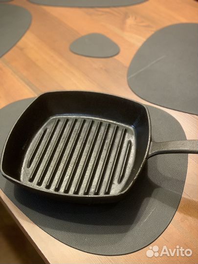 Чугунная сковорода гриль