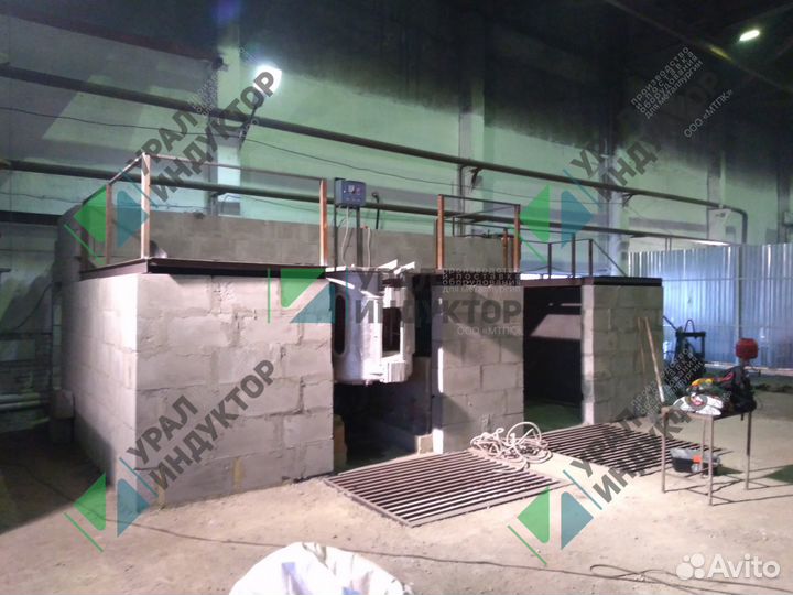 Индукционная плавильная печь 350 кг