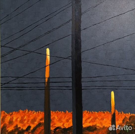 Картина 600-600мм. Автор - Грей Форестер